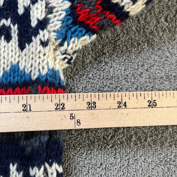 Vintage Hunt Club Sweater Men Large Fair‎ Isle Wool Blend Knit Grandpa Old Money - Picture 8 of 8